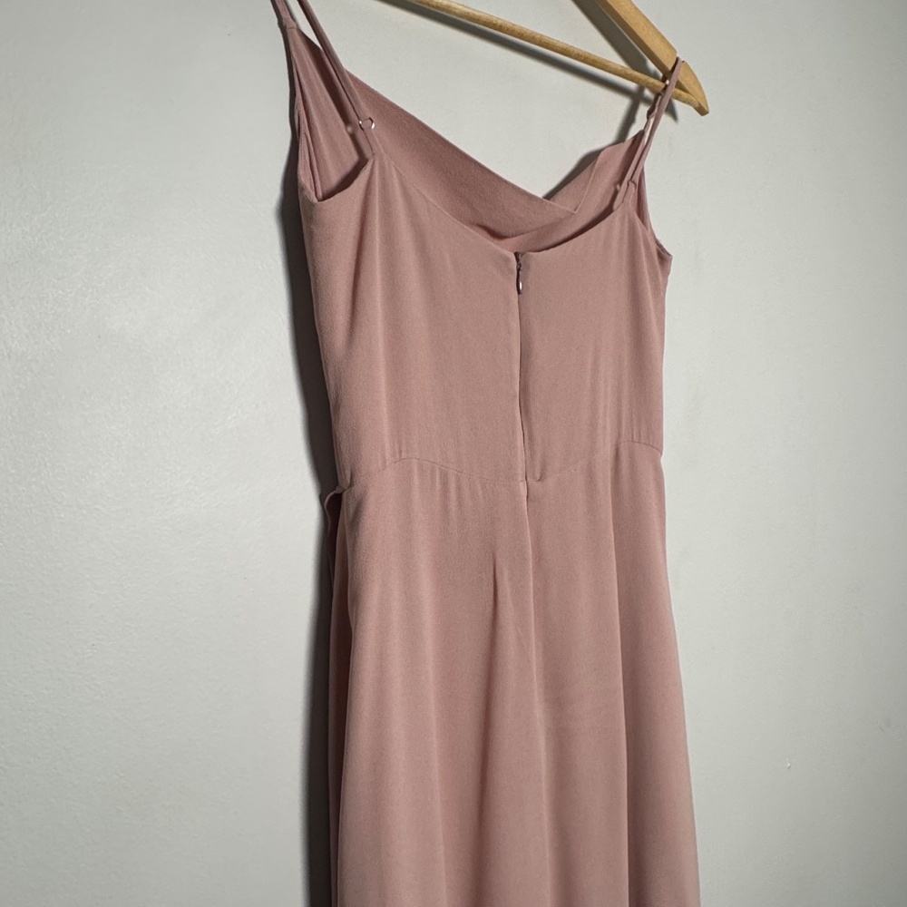Reformation Blush Petal Pink Gala Midi Dress Sz 2 - Picture 10 of 15